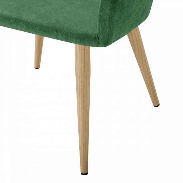 Кресло Oscar зеленый/нат.дуб