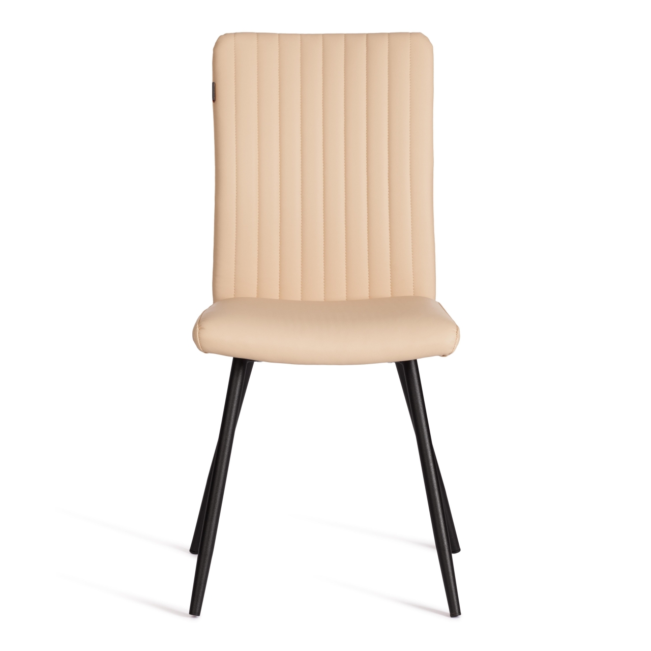 Стул обеденный Monte Carlo TREND, экокожа, бежевая, 49х51х93 см