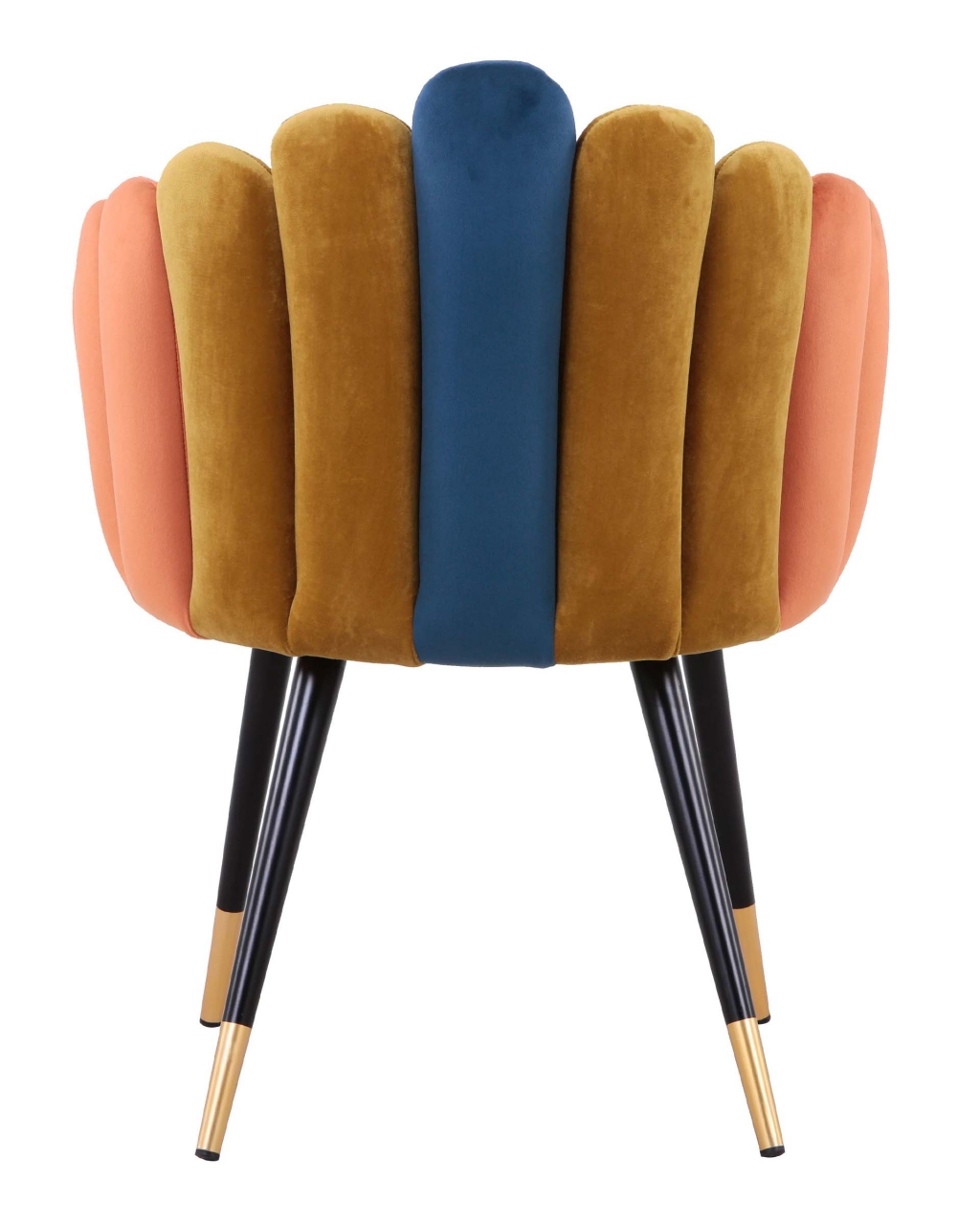 Кресло Камелия велюр Сине-зеленый