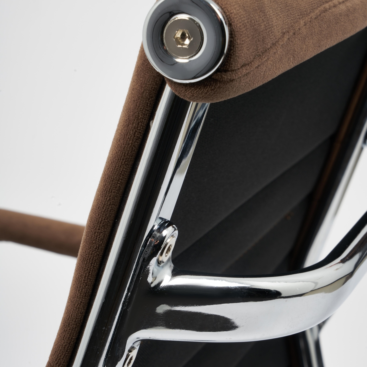 Кресло URBAN-LOW флок , коричневый, 6