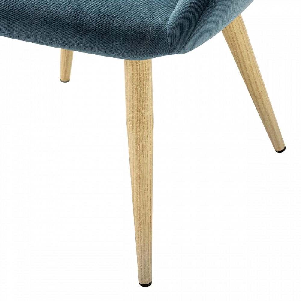 Стул Kent Diag blue/нат.дуб