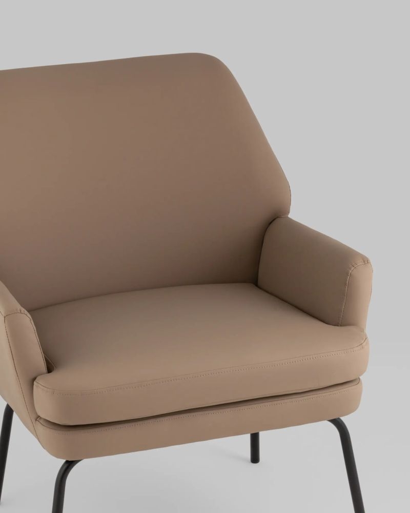 Кресло Харви экокожа Капучино