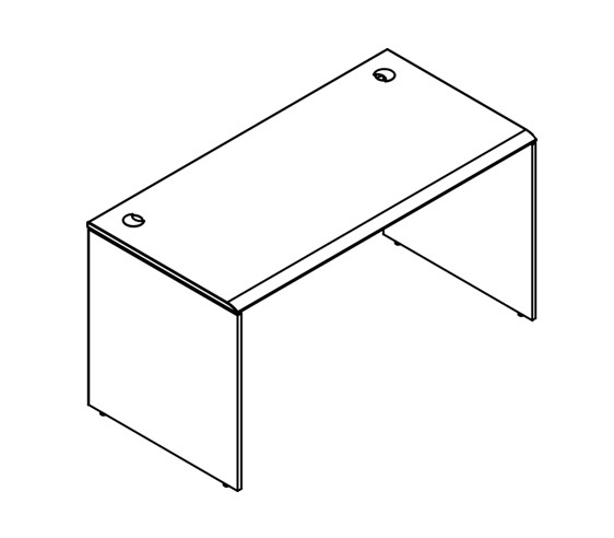 Стол письменный WST 167 Дуб сонома