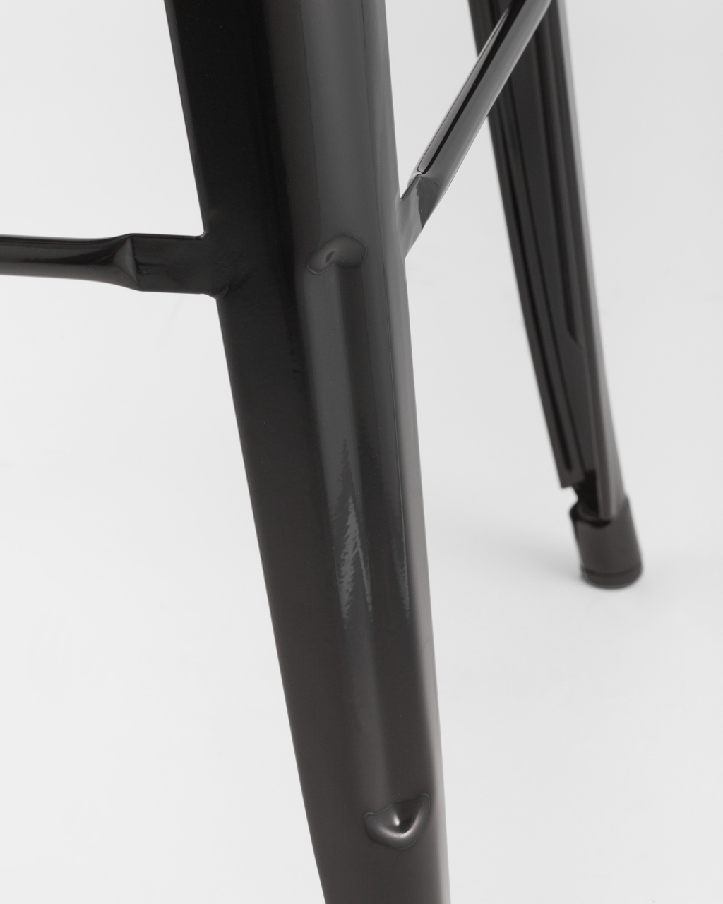 Стул барный TOLIX WOOD Черный