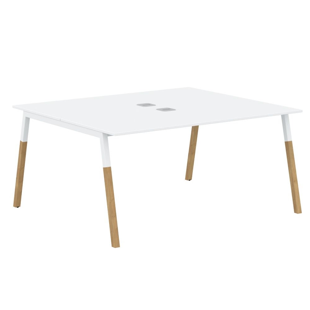 Рабочая станция Forta FWST 1513 Белый премиум Дуб Гамильтон