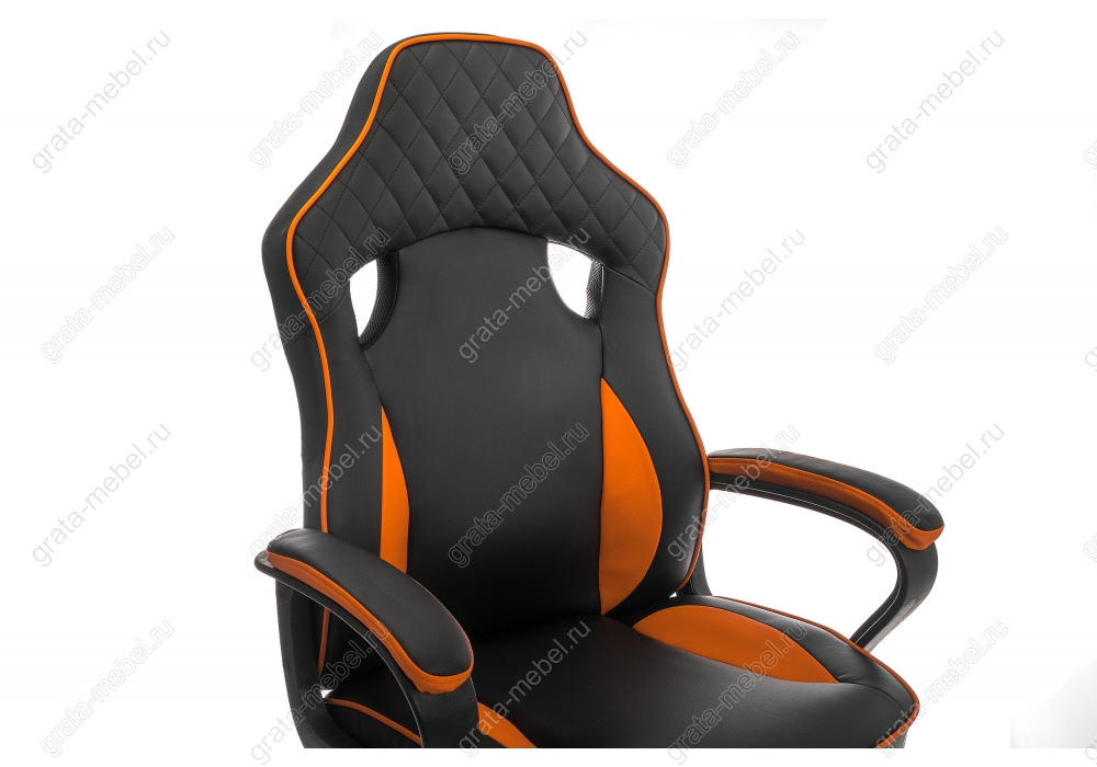 Стул Anger черное / оранжевое