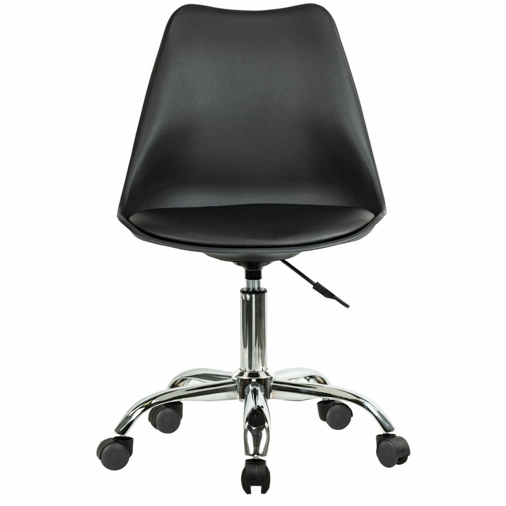 Офисное кресло БРАБИКС Еамес МГ-310 CХ экокожа Черный / BRABIX Eames MG-310 CH