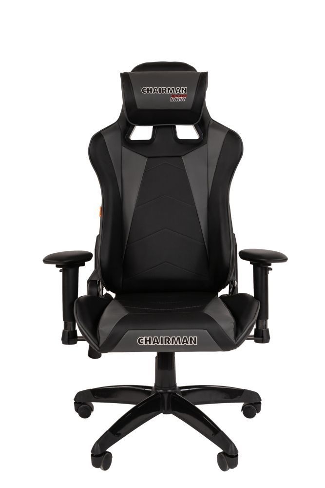 Кресло геймерское CHAIRMAN GAME 44 Черный-серый