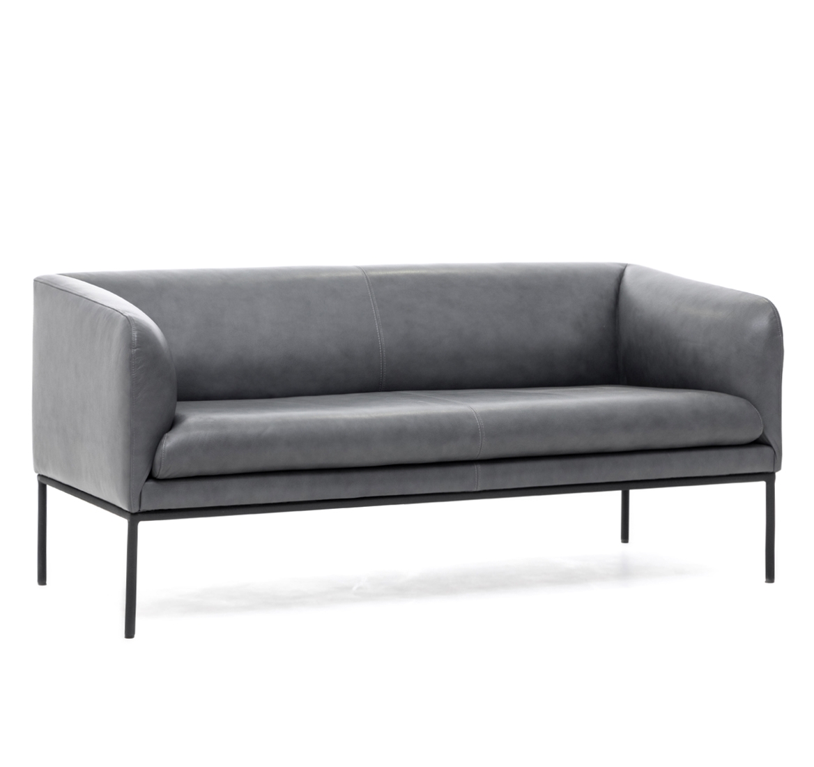 LIRO 2м диван кожа серая LIRO 2 Montana Ferro m8380713
