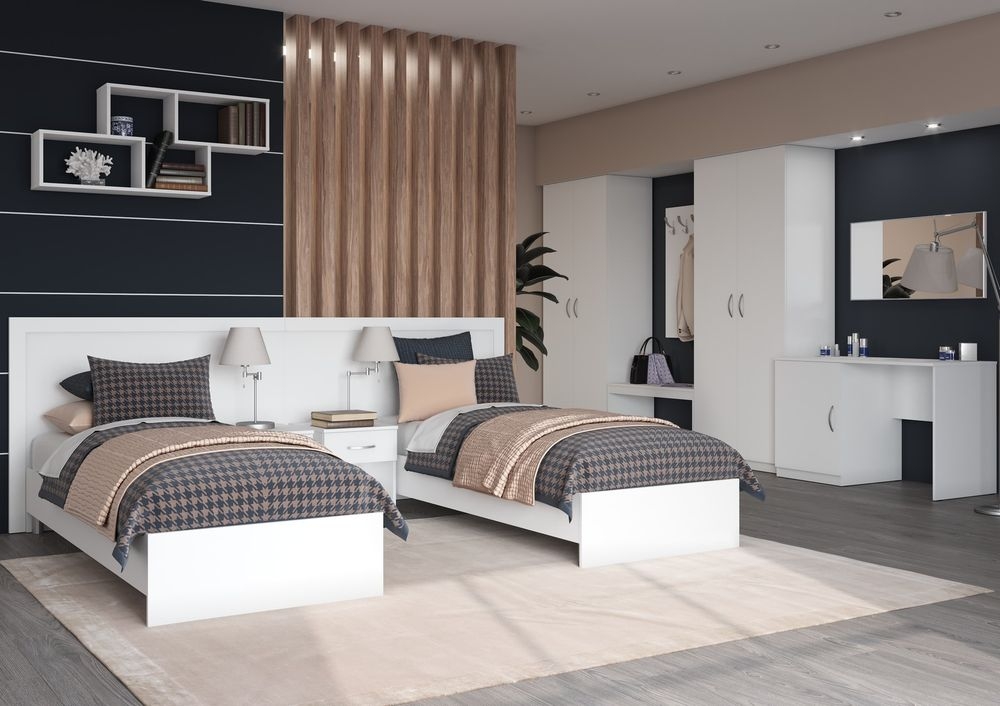 Комплект мебели для гостиничного номера Kann 02 Белый