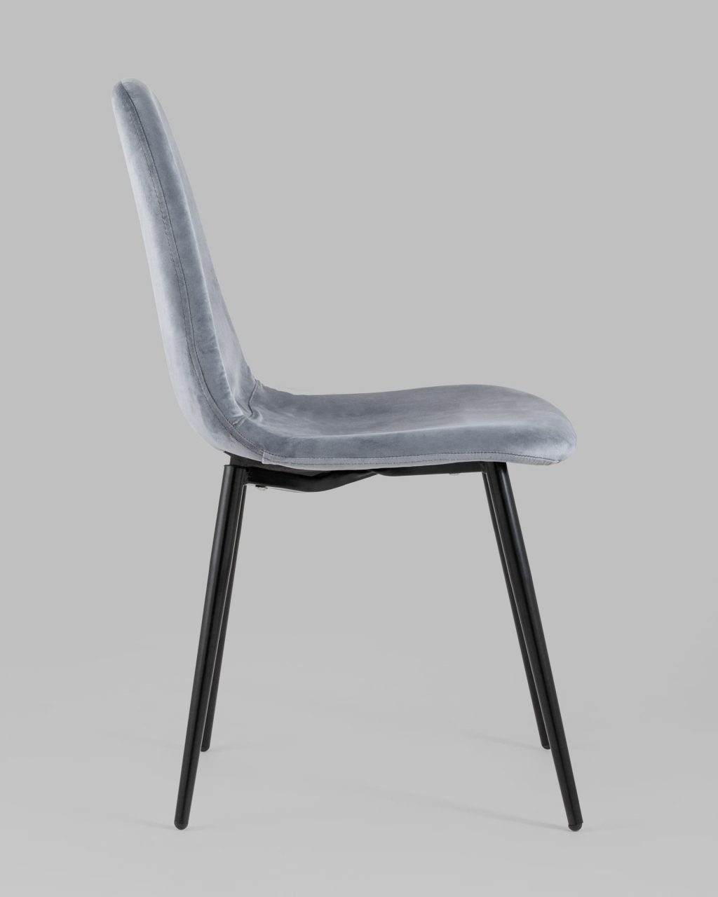 Стул Норман велюр Серый