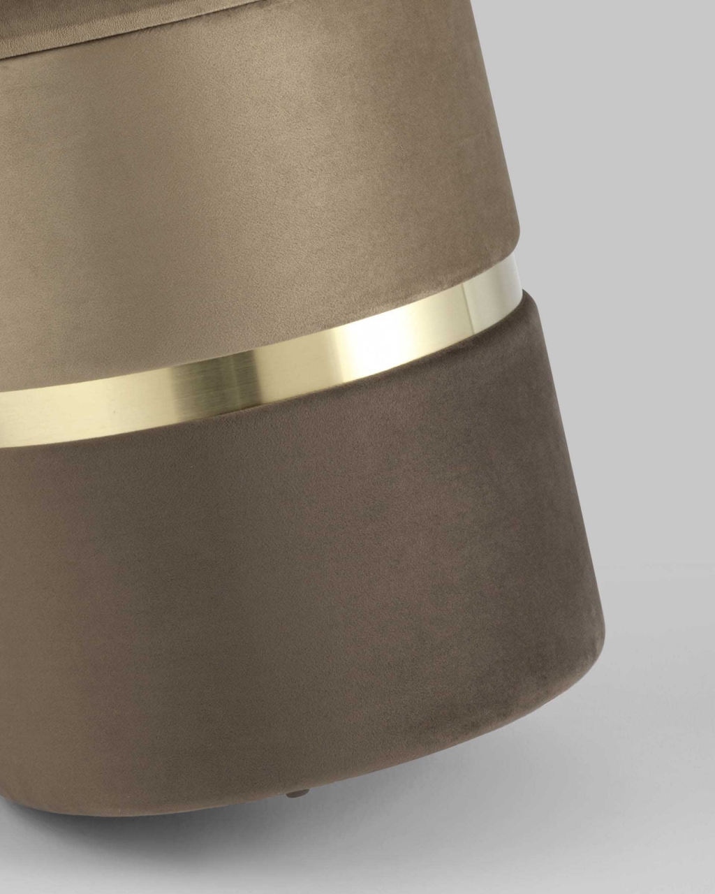 Пуф Кэрри с ящиком велюр Коричневый