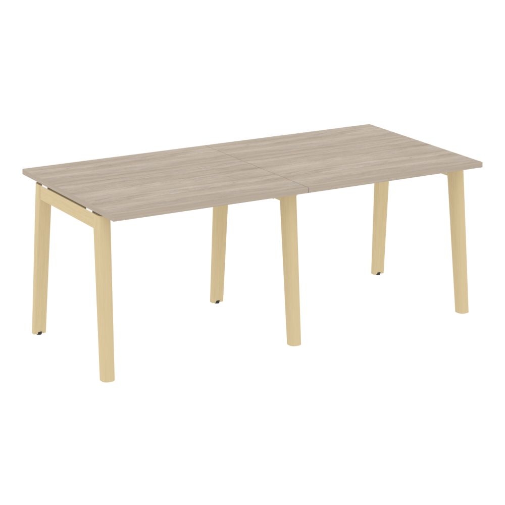 Стол переговорный (2 столешницы) ONIX WOOD OW.PRG-2.1 Дуб Аттик/Светлый