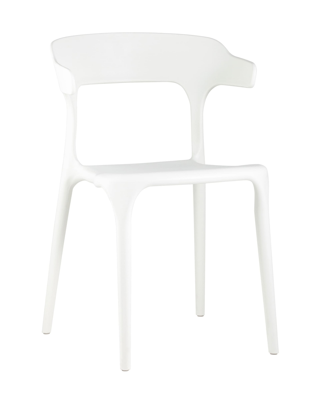 Стул пластиковый Neo с подлокотниками Белый
