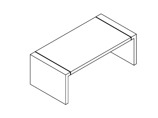 Стол для руководителя Diplomat 200х100х73см Венге