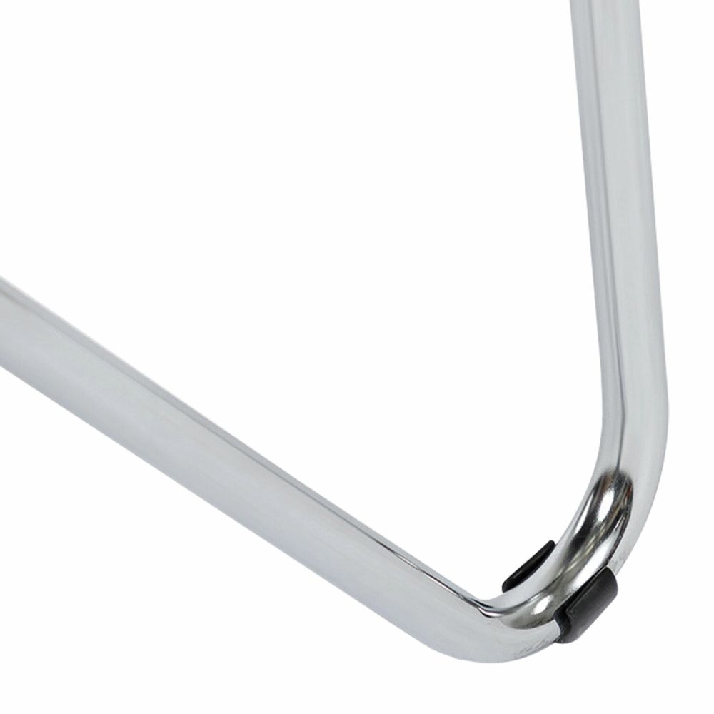 Кресло для приемных Samba хром кожзам Черный