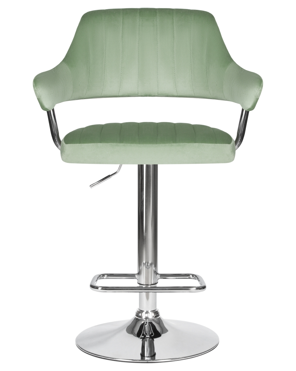 Стул барный DOBRIN CHARLY Пудрово-мятный велюр MJ9-87