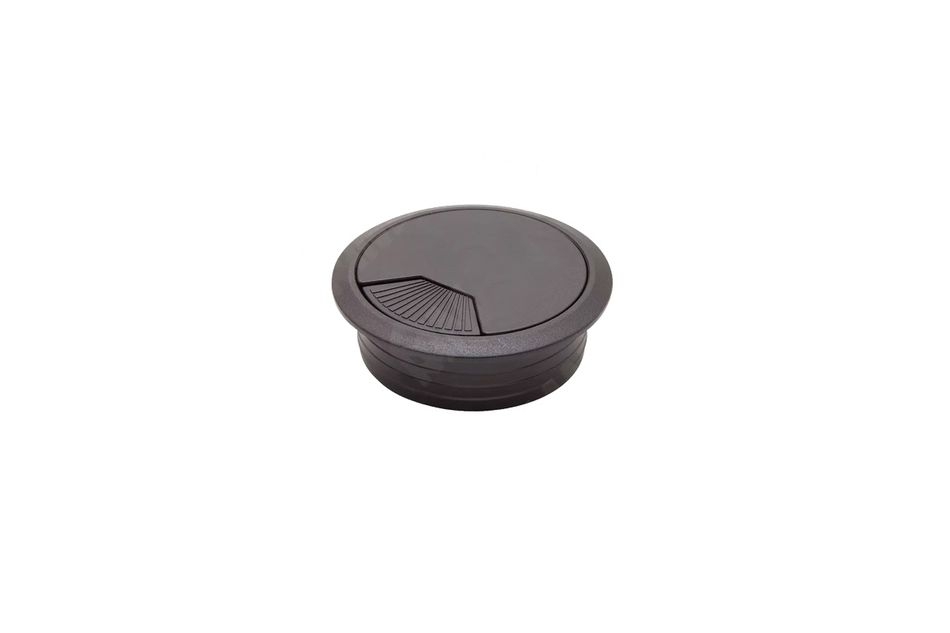 Лючок круглый, пластмассовый CBM33620004 Черный