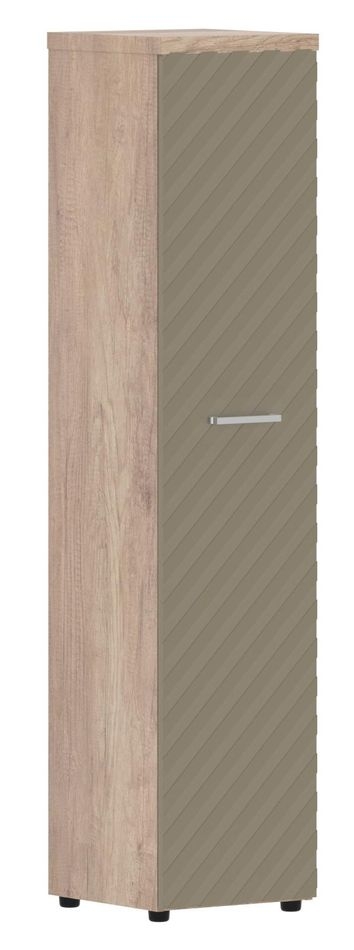 Шкаф колонка с глухой дверью и топом Torr LUX TLHC 42.1 Дуб Каньон Капучино