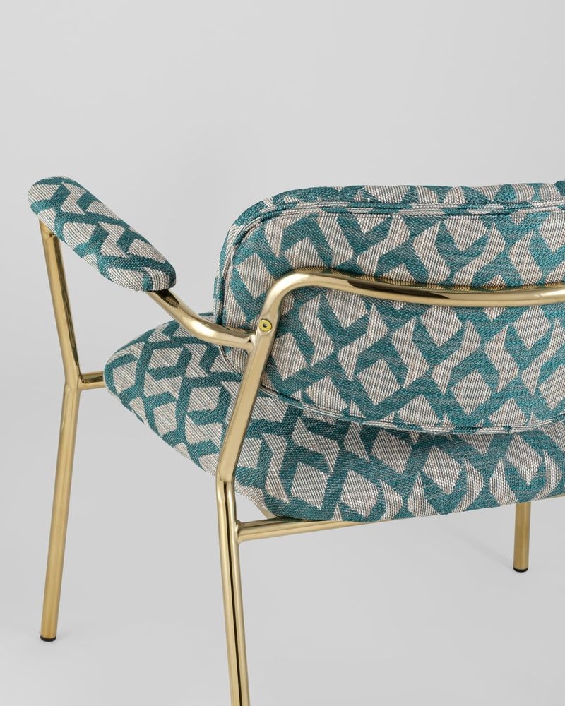 Кресло Кэрол рогожка Орнамент