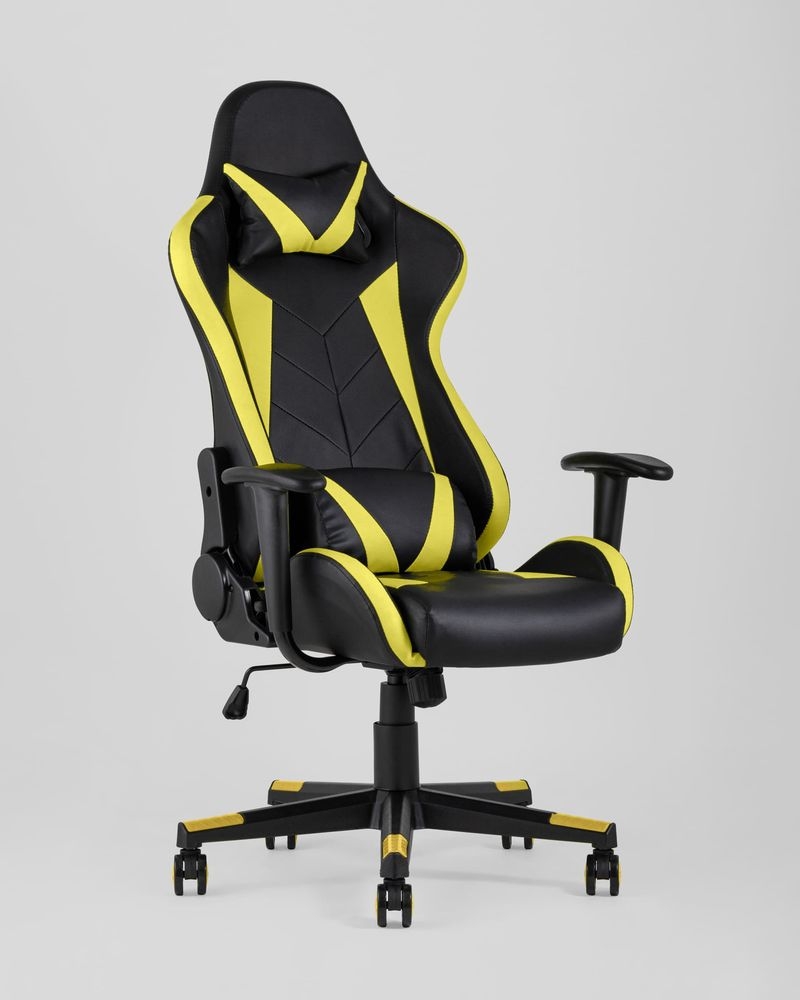 Геймерское кресло ТопЧаирс Галлардо Желтый / TopChairs Gallardo