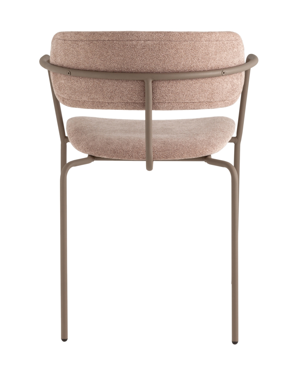 Стул Дженни букле бежевый каркас бежево-серый