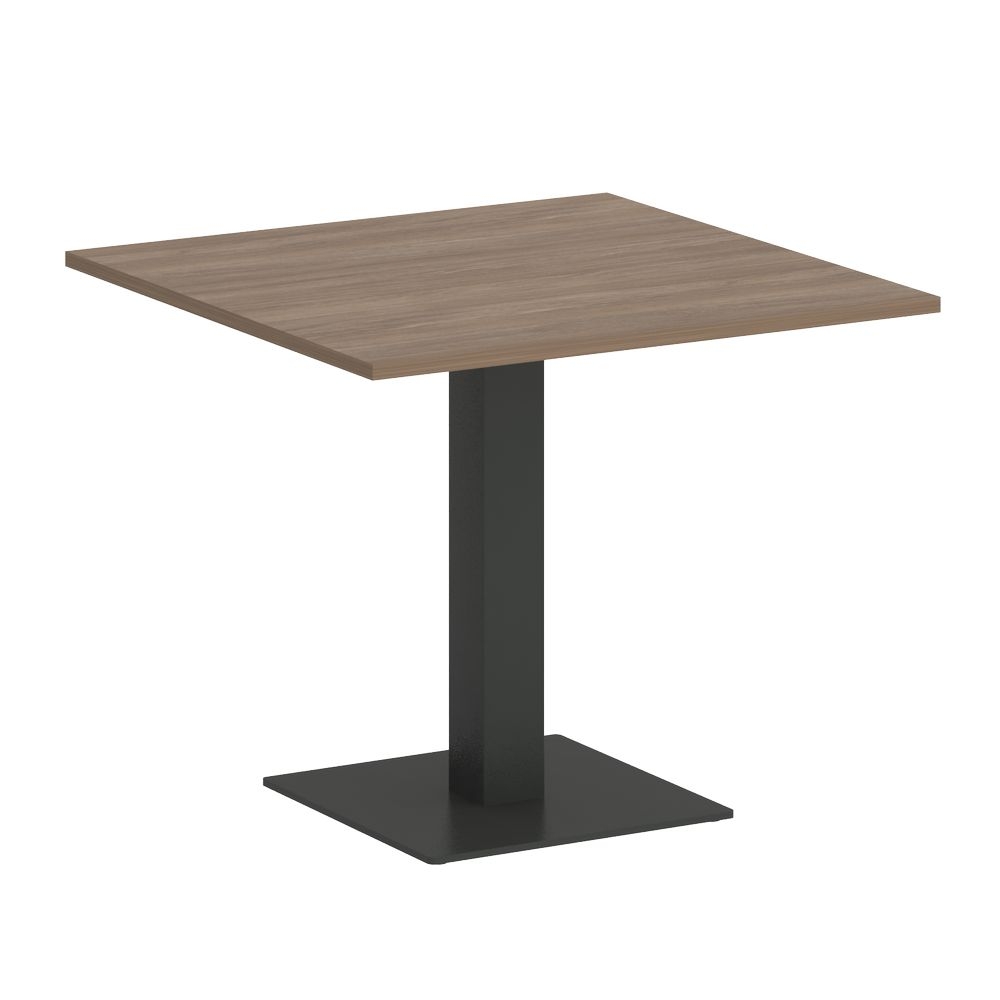 Стол журнальный квадратный HOME OFFICE VR.SP-5-90.2 Дуб Аризона/Антрацит металл