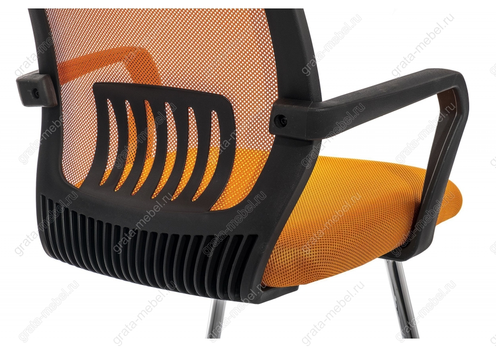 Стул Point оранжевый / черный