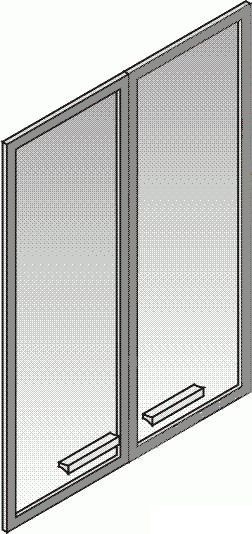Тонированное стекло в рамке Л.ДШ-5СТ