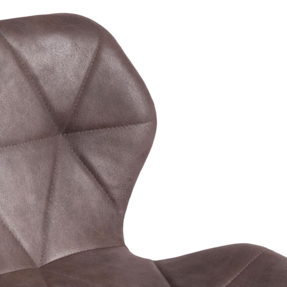 Стул STUTTGART (mod. 74) / 1 шт. в упаковке экокожа/дерево береза/металл, 50 х 47 х 73 см, античный серый RH02-26/натуральный