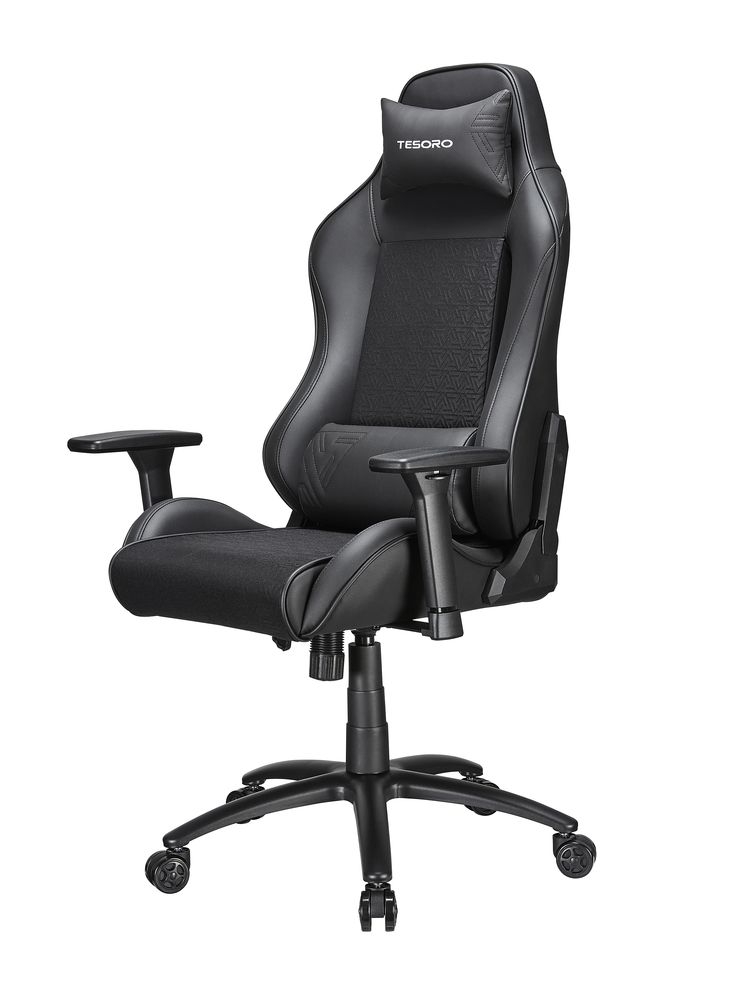 Кресло геймерское Tesoro ALPHAEON S2 F715 Черное