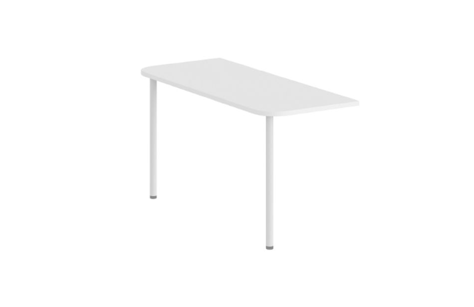 Приставка для стола на двух опорах Sigma SG.454.WH Белая