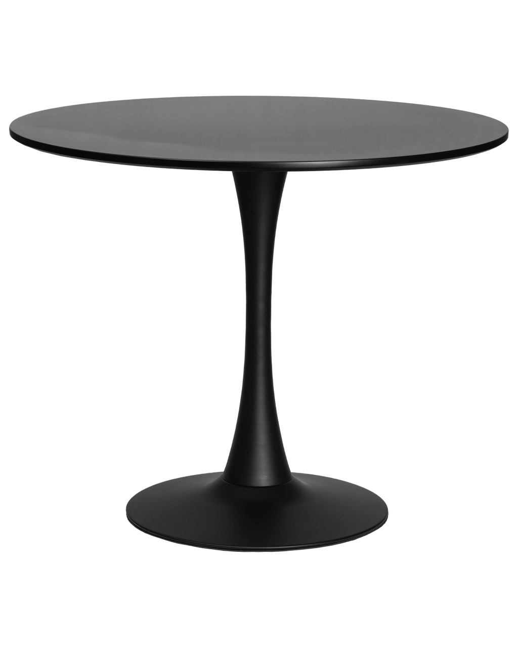 Стол обеденный MIA (черная столешница, черное основание)