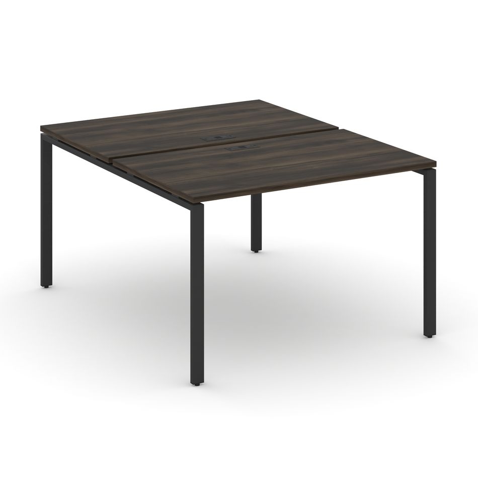 Рабочая станция двухсторонняя на 2 места CONCEPT CN.DRS-002 Дуб Мали Черный