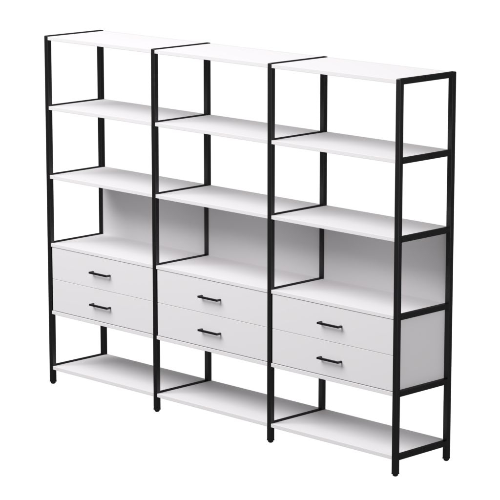 Набор стеллажных систем Everprof EVO №9 Белый Черный