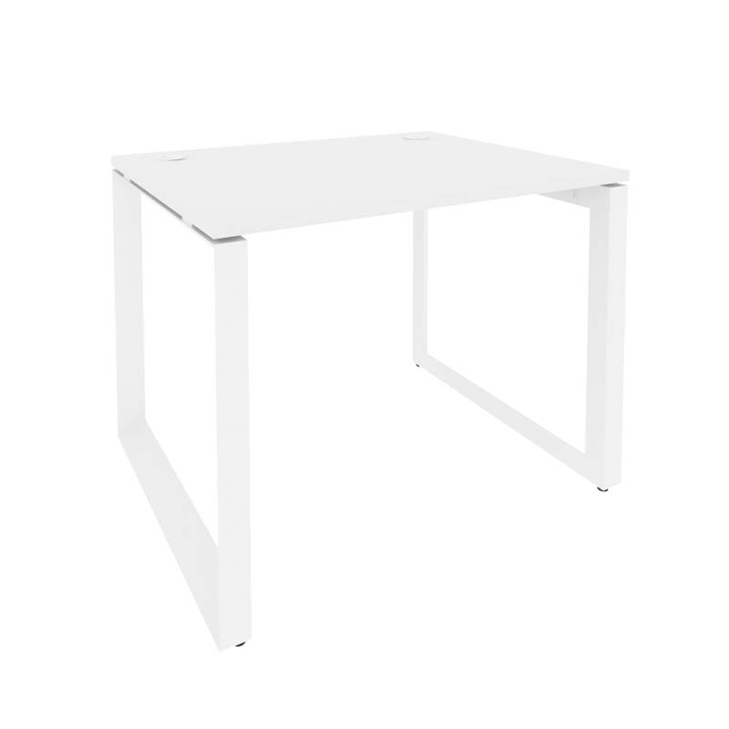 Стол рабочий на О-образном м/к ONIX O.MO-SP-1.8 Белый Бриллиант