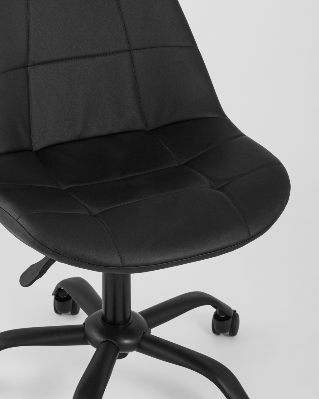 Офисный стул Гирос экокожа Черный