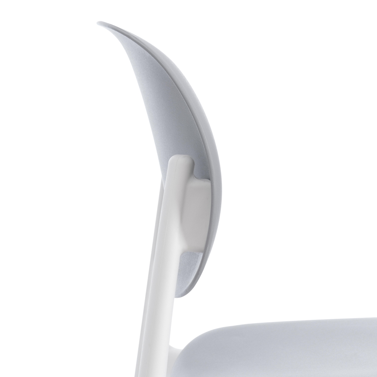 Стул ADORE (mod. XRB-1025) пластик, серый / белый (grey / white), 41 х 53 х 81,5 см