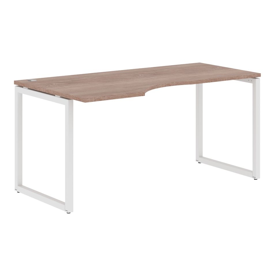 Стол письменный левый XTEN-Q XQCET 169 L Дуб Сонома Белый