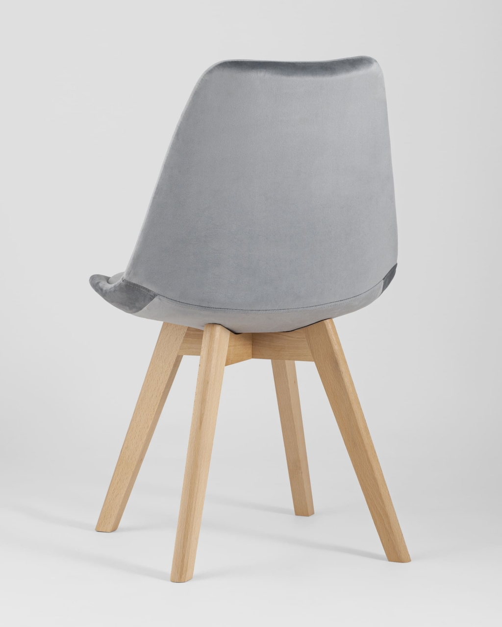 Стул обеденный FRANKFURT велюр Серый