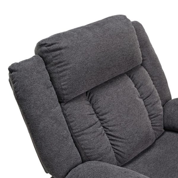 Кресло-реклайнер Eureka GER02 с подъемным механизмом, серый