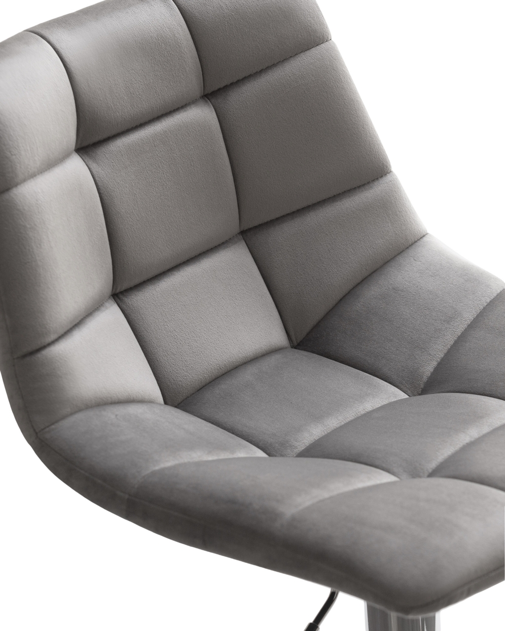 Стул барный DOBRIN TAILOR Серый велюр MJ9-75