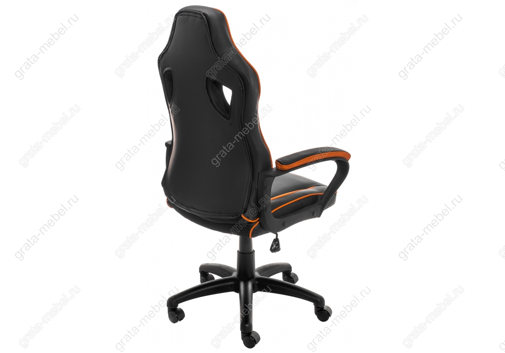 Стул Anger черное / оранжевое