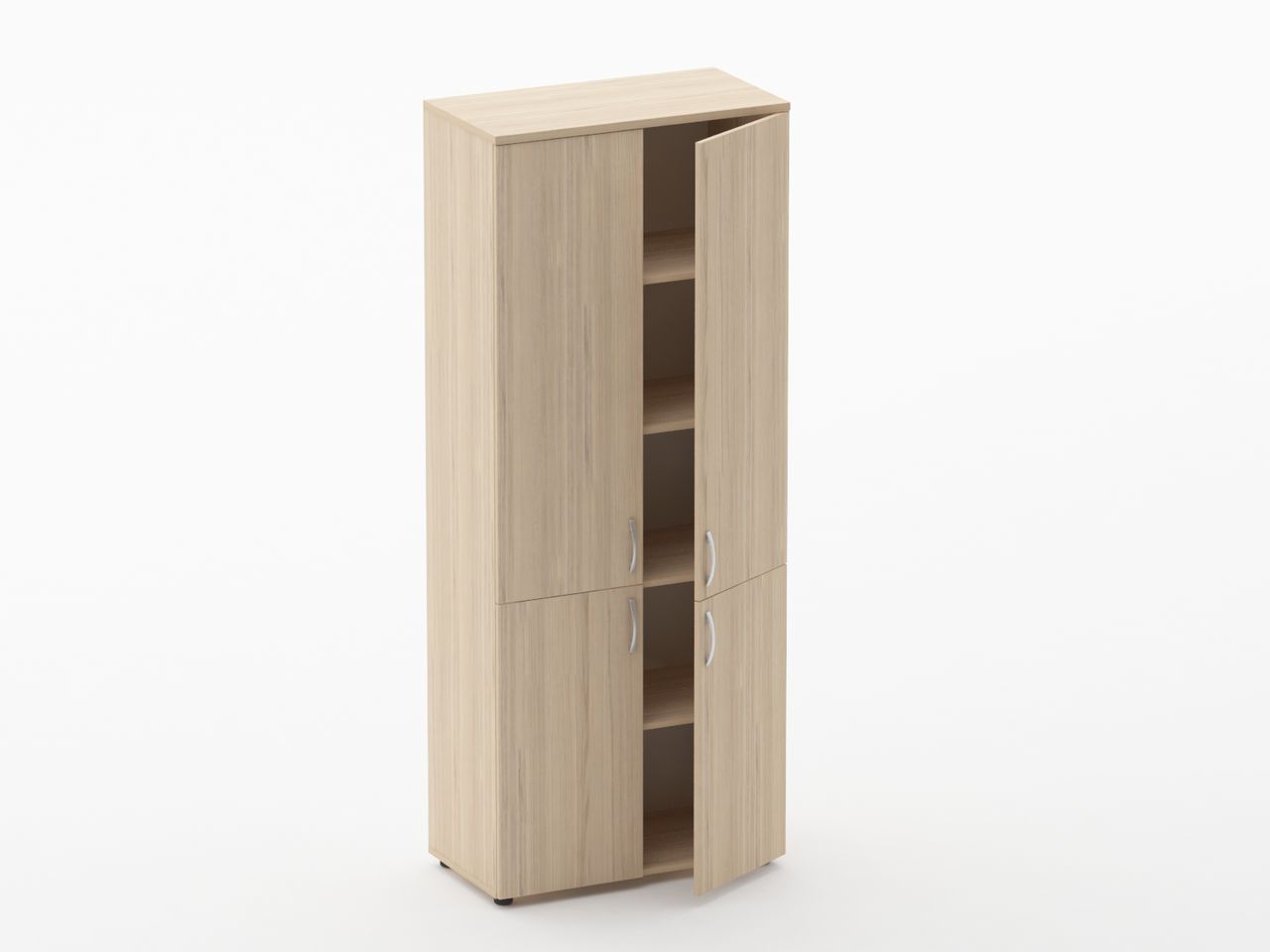 Шкаф высокий закрытый Glassy 6.19.131 Серый