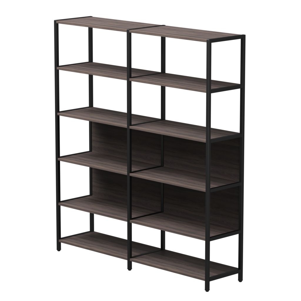 Набор стеллажных систем Everprof EVO №6 Дуб Пасадена Черный
