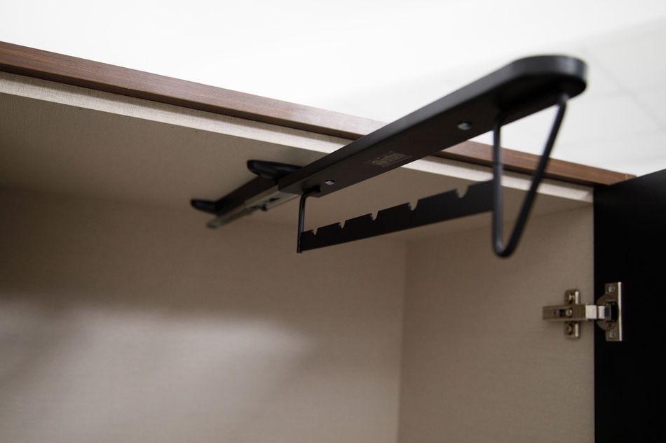 Гардероб MURANO 108 602 KR/BL Кальяри/Черный