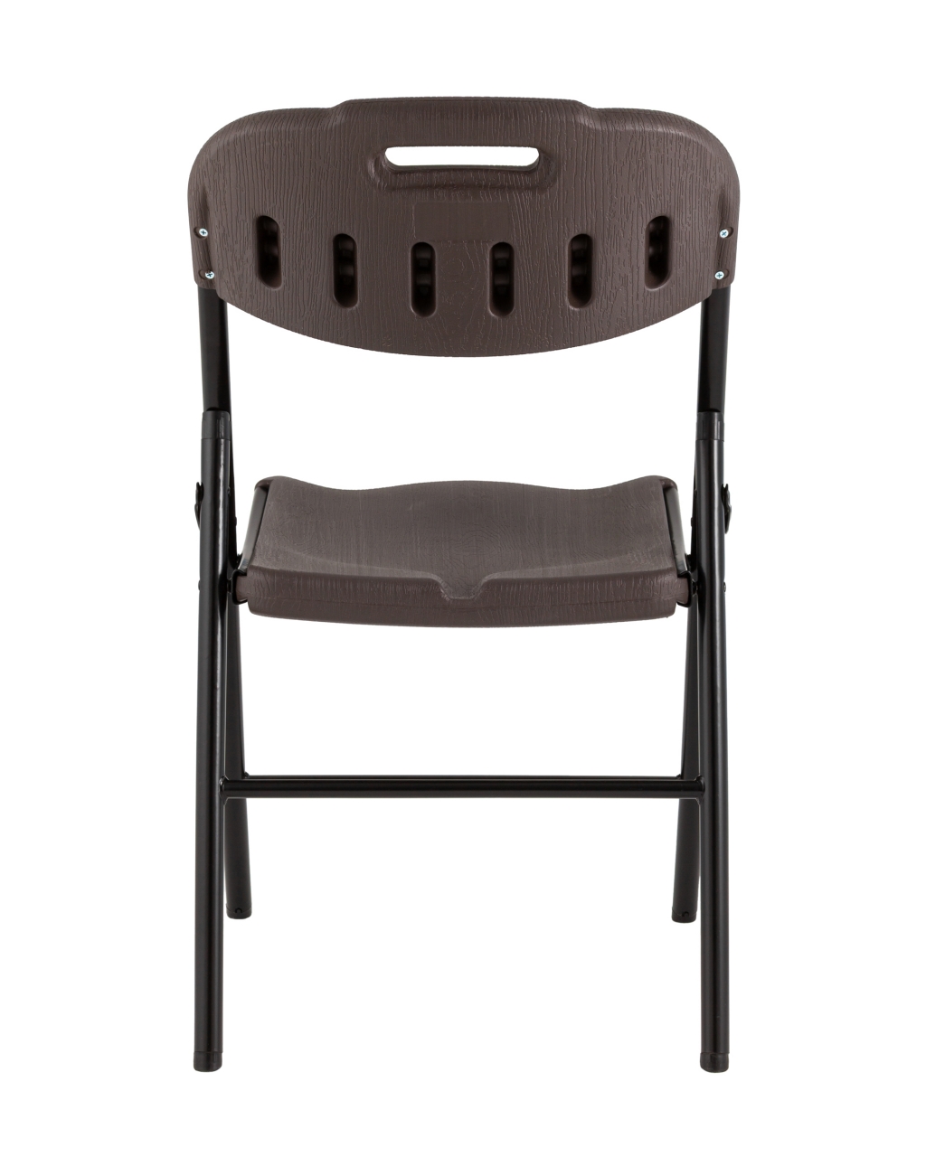 Стул складной банкетный коричневый под дерево