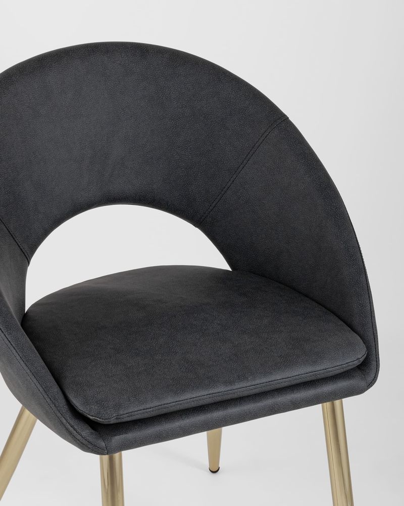 Стул Кензи экокожа  Серый