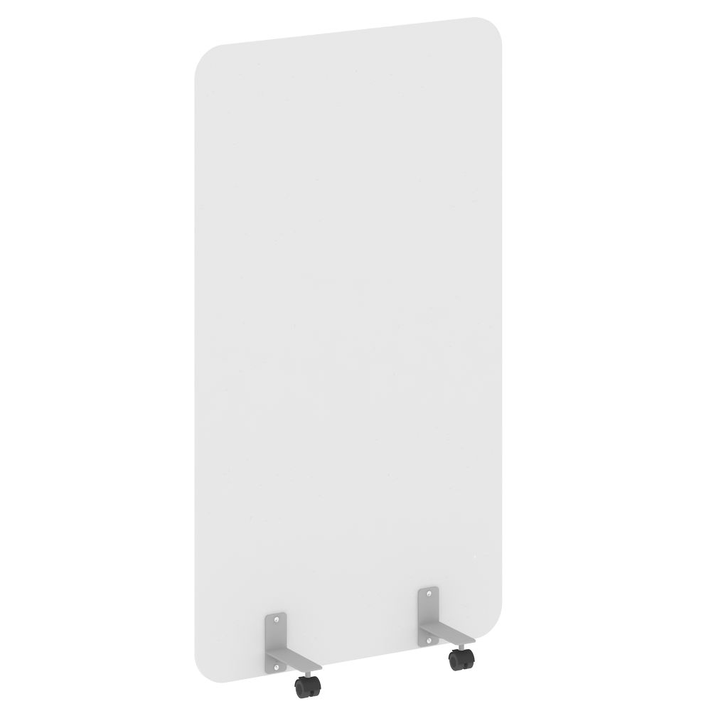 Перегородка на металлических опорах, на роликах R-line DP.R-100-180 Белый