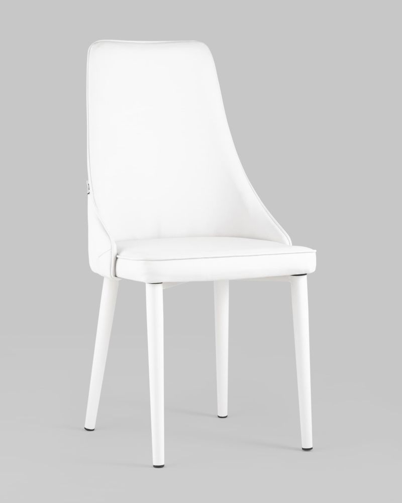 Стул Луис экокожа белые ножки Белый